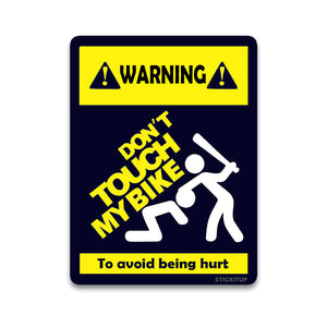 Don't touch Bumper Sticker