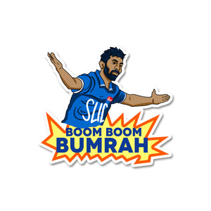 Boom Boom Bumrah Sticker