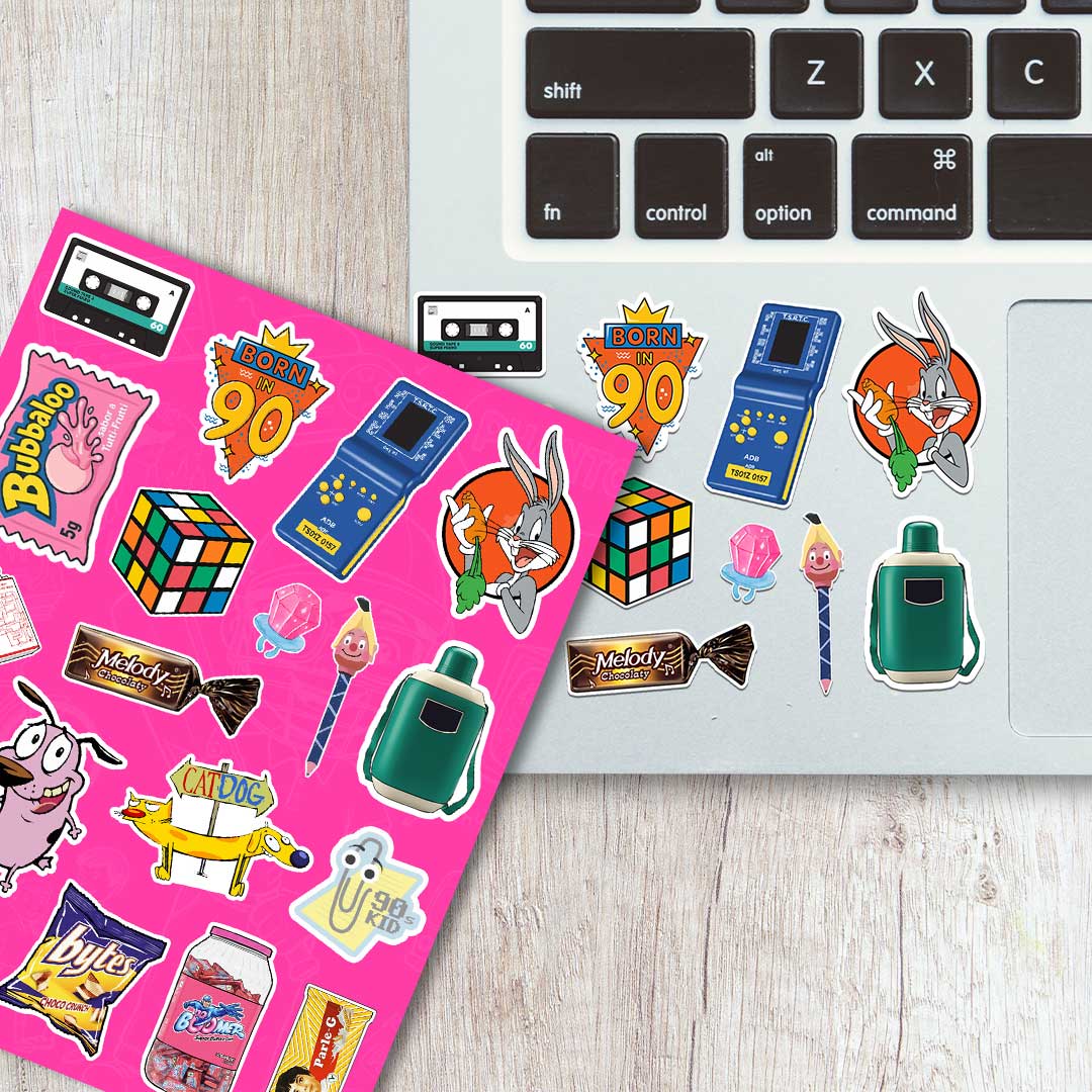 90's Kid Mini Sticker Sheet