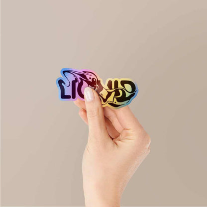 Liquid Holographic Stickers | STICK IT UP