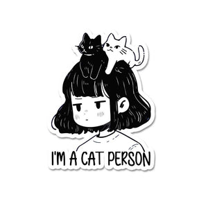 I'M A Cat Person Sticker