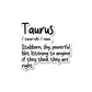 Taurus Sticker