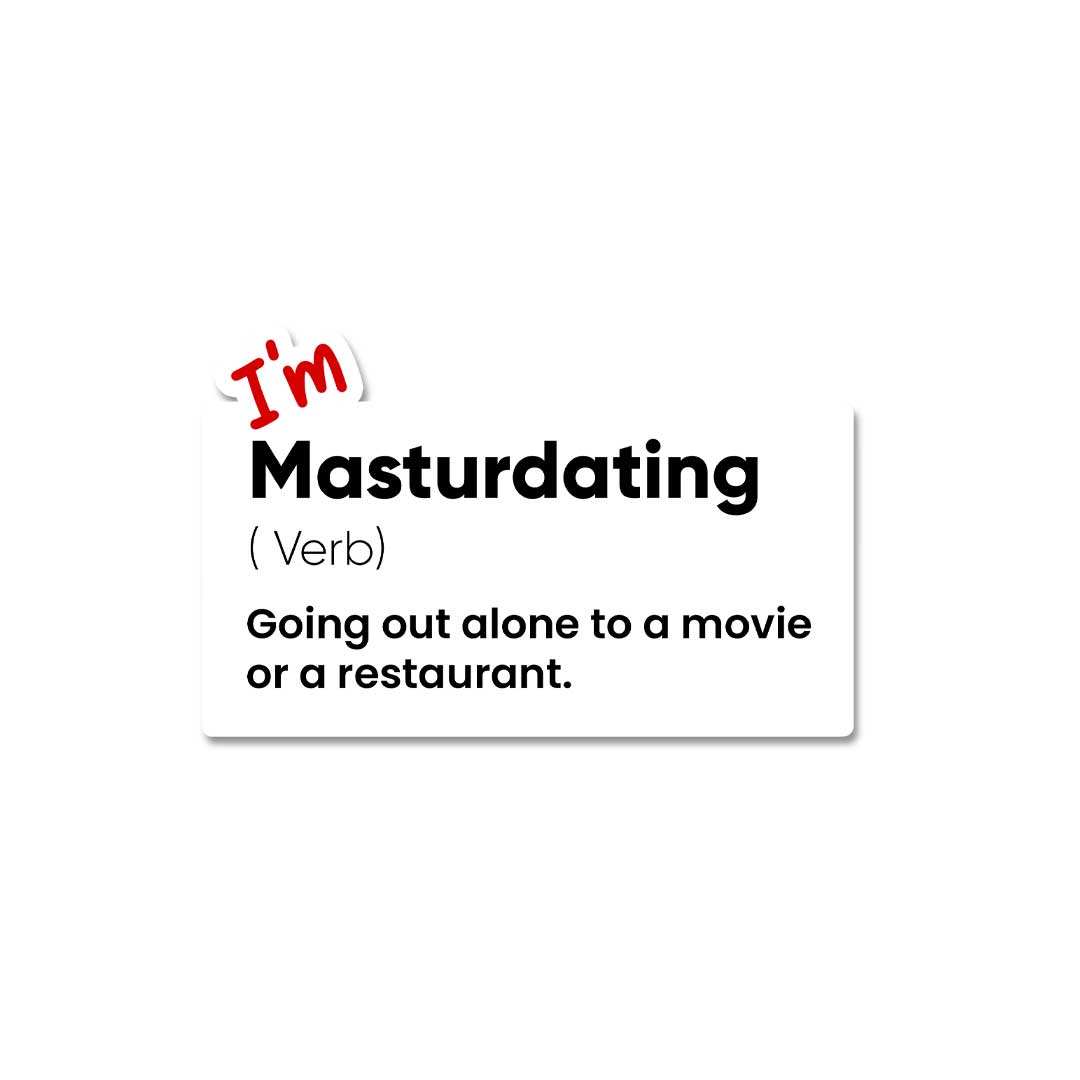 I M Masturdating Sticker