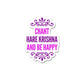 Chant Krishna And Be Happy Sticker