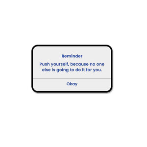 Push Yourself Sticker