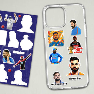 Virat Kholi Mini Sticker Sheet