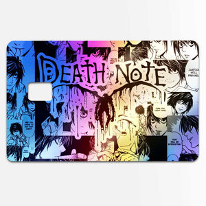 Death Note Manga Holographic Credit Card Skin