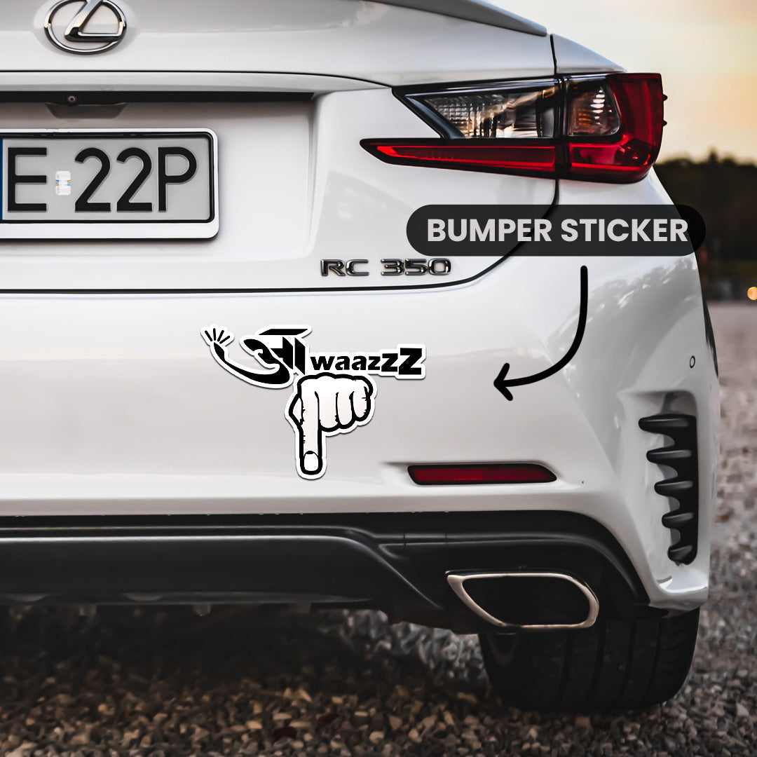Awaazz Niche Bumper Sticker | STICK IT UP
