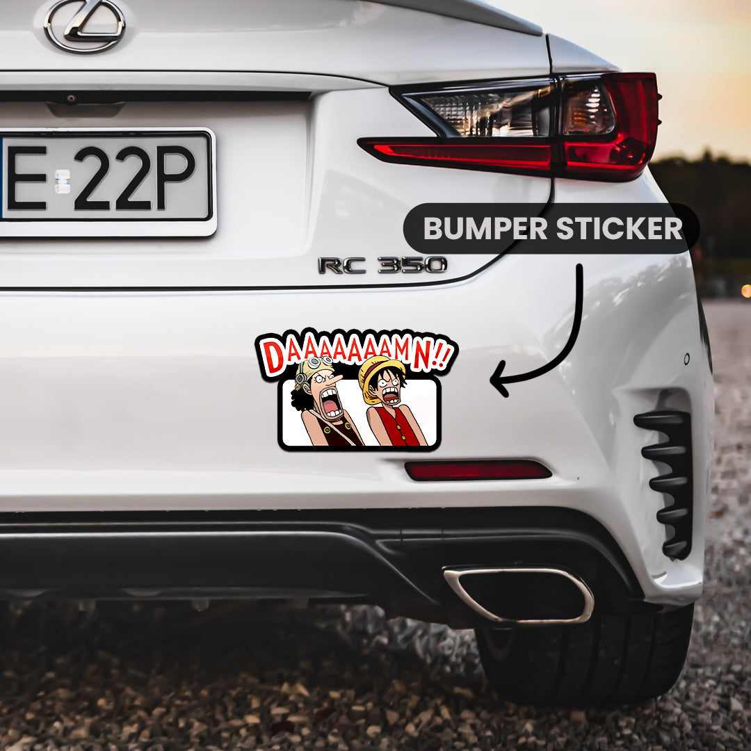 Daaaam Bumper Sticker | STICK IT UP