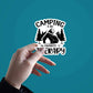 Camping Is My Favorite Therapy Sticker