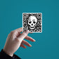 Skull Barcode Sticker