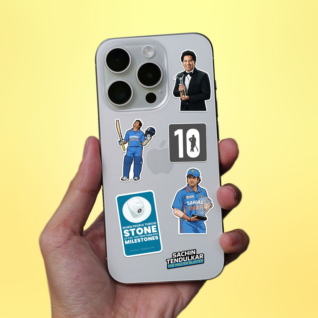 Sachin Tendulkar Sticker Sheet