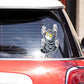Grey Cat Bumper Sticker