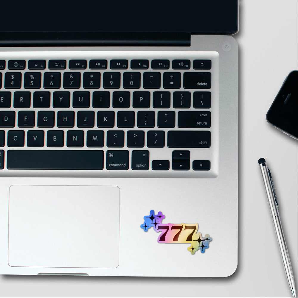 777 Holographic Stickers | STICK IT UP