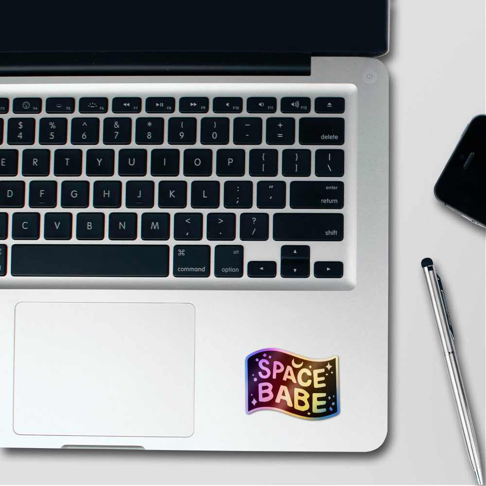 Space Babe Holographic Stickers | STICK IT UP