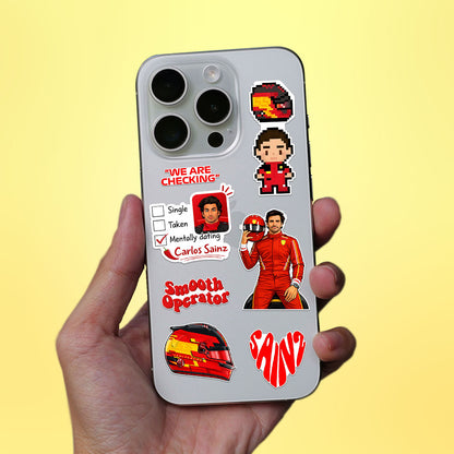 Carlos Sainz Sticker Sheet