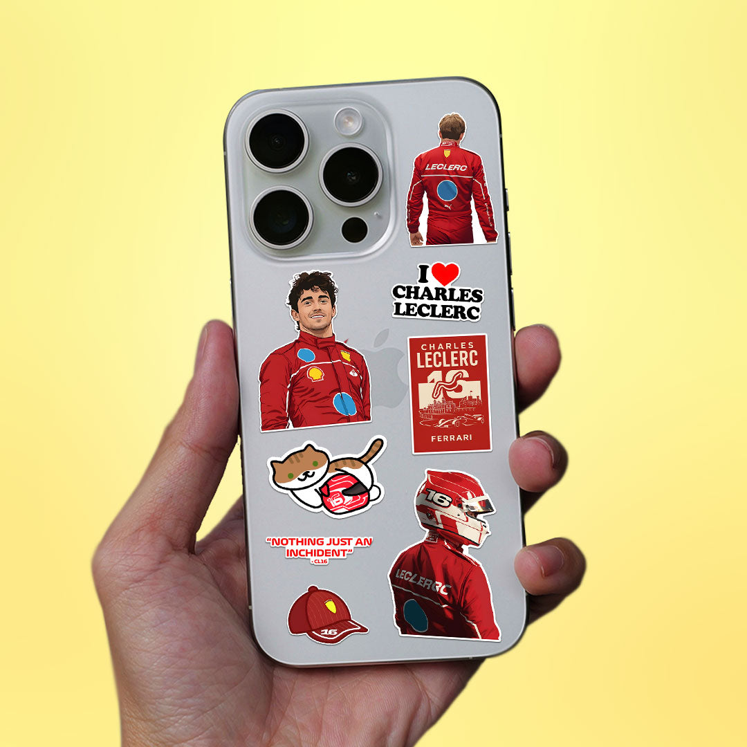 Charles Leclerc Sticker Sheet