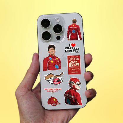 Charles Leclerc Sticker Sheet