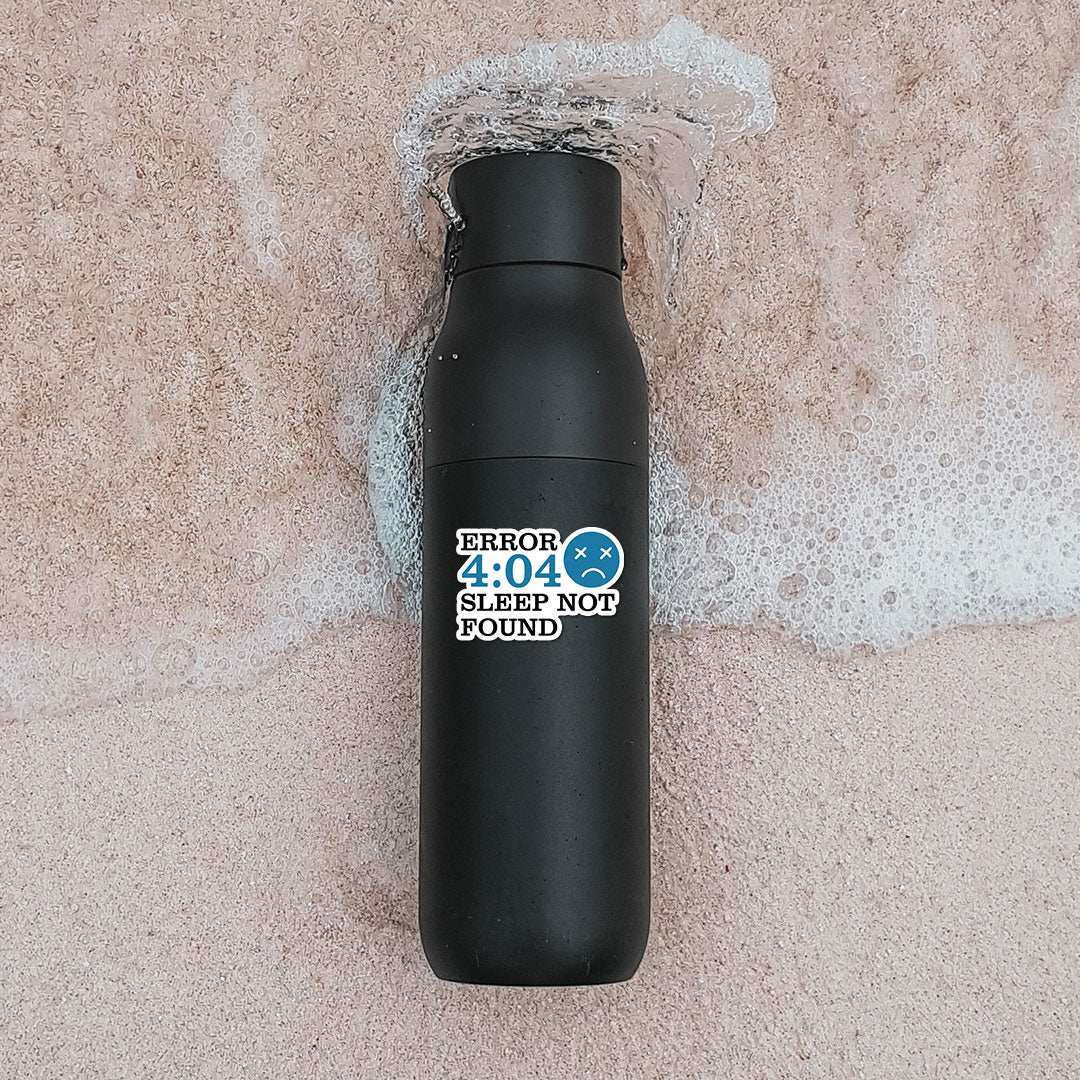 4.04 Error Sticker waterproof vinyl decal for laptop, bike, car & bottle