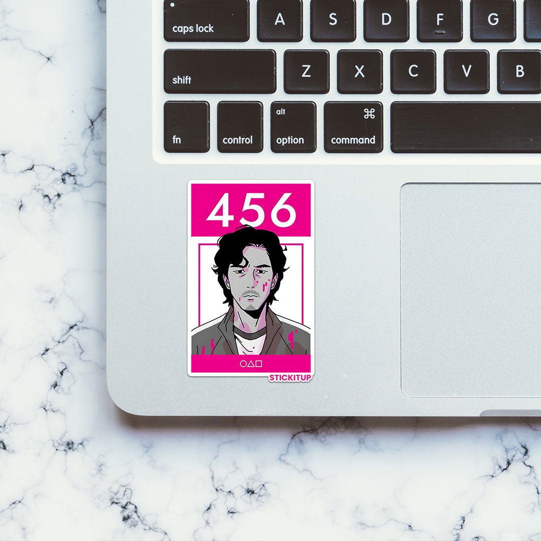 456 - 2.0 Sticker waterproof vinyl decal for laptop, bike, car & bottle