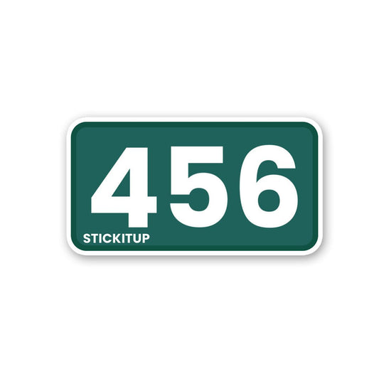 456 Sticker - STICK IT UP