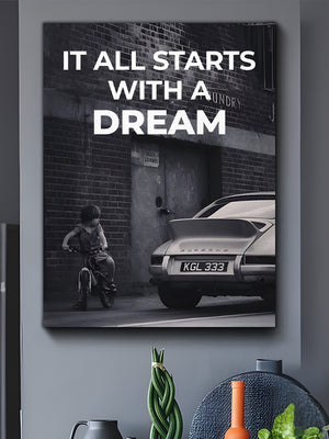 It All Start With A Dream Canvas Art