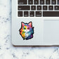Colourful Cat Sticker