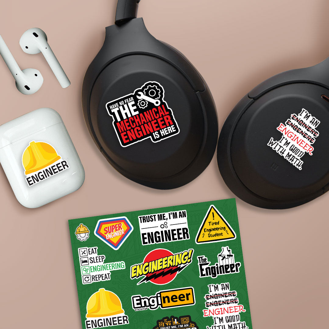 Engineering Sticker Sheet