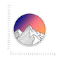Mountain Sunset Bumper Sticker