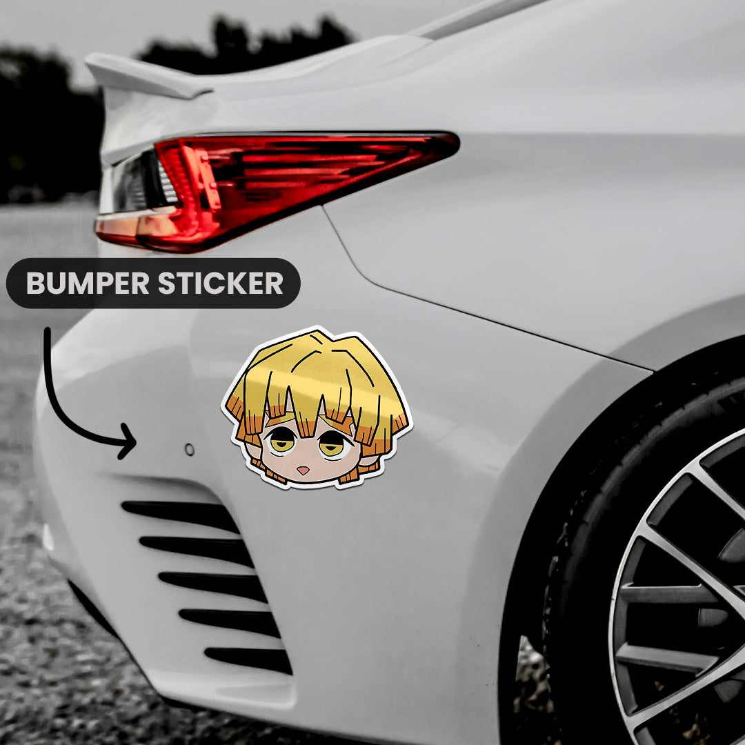 Zenitsu Bumper Sticker | STICK IT UP