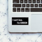 I Can T Lose I M Chosen Sticker