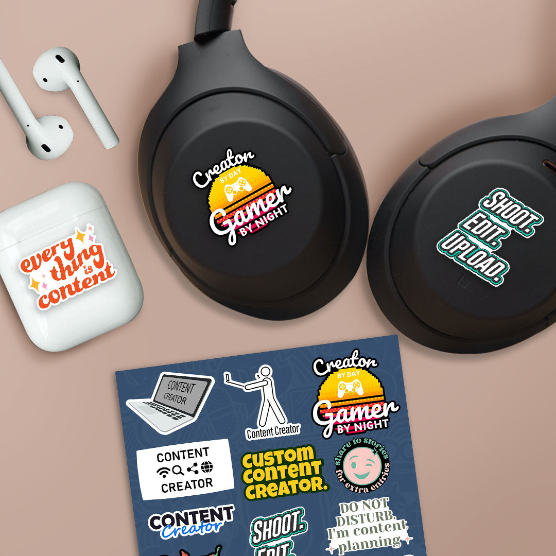 Content Creator Sticker Sheet