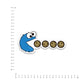 Cookie Monster Bumper Sticker