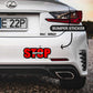 Stop Never Bumper Sticker