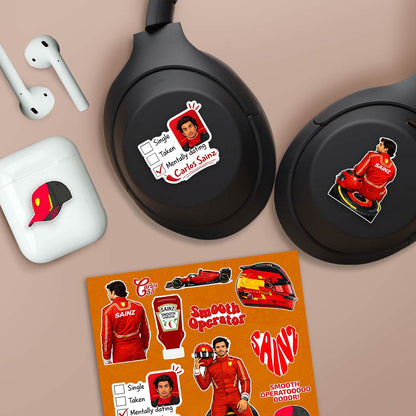 Carlos Sainz Sticker Sheet