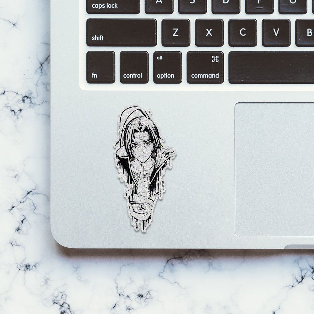 Itachi Glitter Sticker
