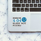 4.04 Error Sticker