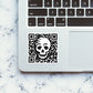 Skull Barcode Sticker
