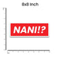 Nani Bumper Sticker | STICK IT UP