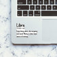 Libra Sticker