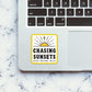 Chasing Sunset Sticker