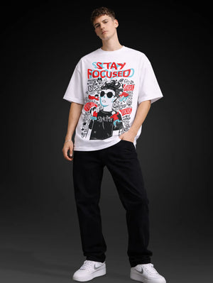 STAY FOCUSED OVERSIZED T-SHIRT