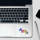 777 Holographic Stickers waterproof vinyl decal for laptop, bike, car & bottle