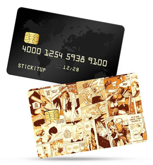 Chainsaw Man Manga Panel credit card skin | STICK IT UP