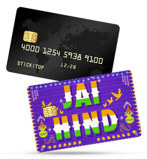 Jai Hind Credit Card Skin | STICK IT UP