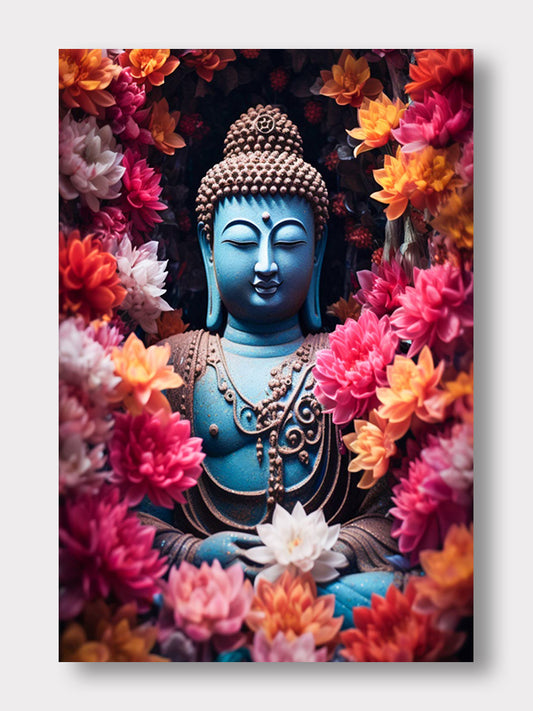 Lord Buddha Meditating Canvas Art