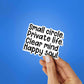 Small Circle Private Life Sticker