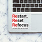 Restart Reset Refocus Sticker