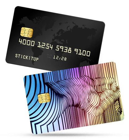 Illusion Model Holographic Credit Card Skin | STICK IT UP