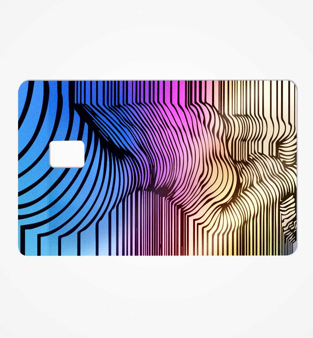 Illusion Model Holographic Credit Card Skin | STICK IT UP